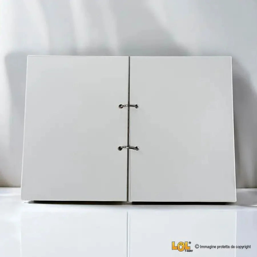 Agenda ad Anelli in Legno per Maestra Personalizzata con Nome e Dedica - Cuori