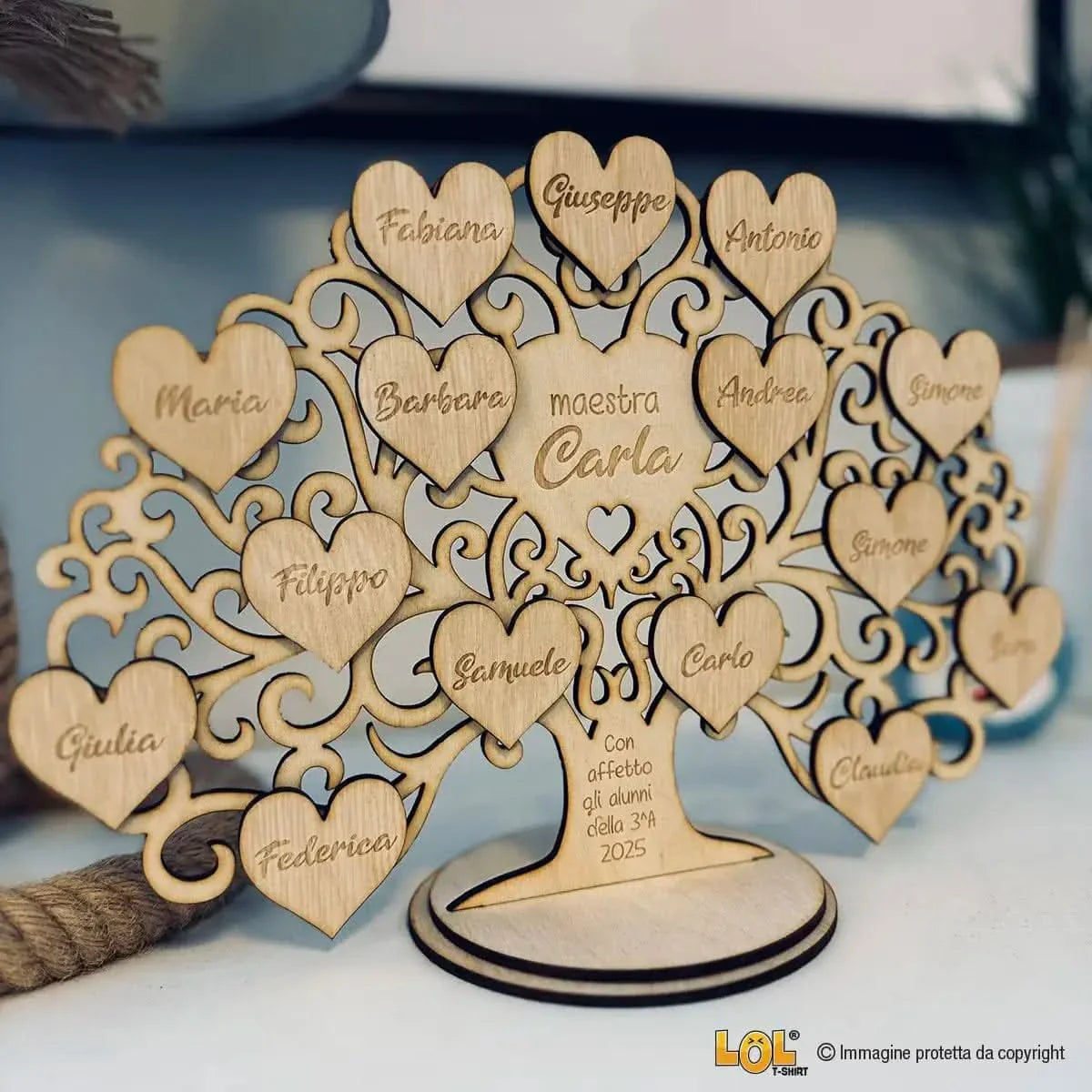 Albero della Vita Regalo Maestra personalizzato