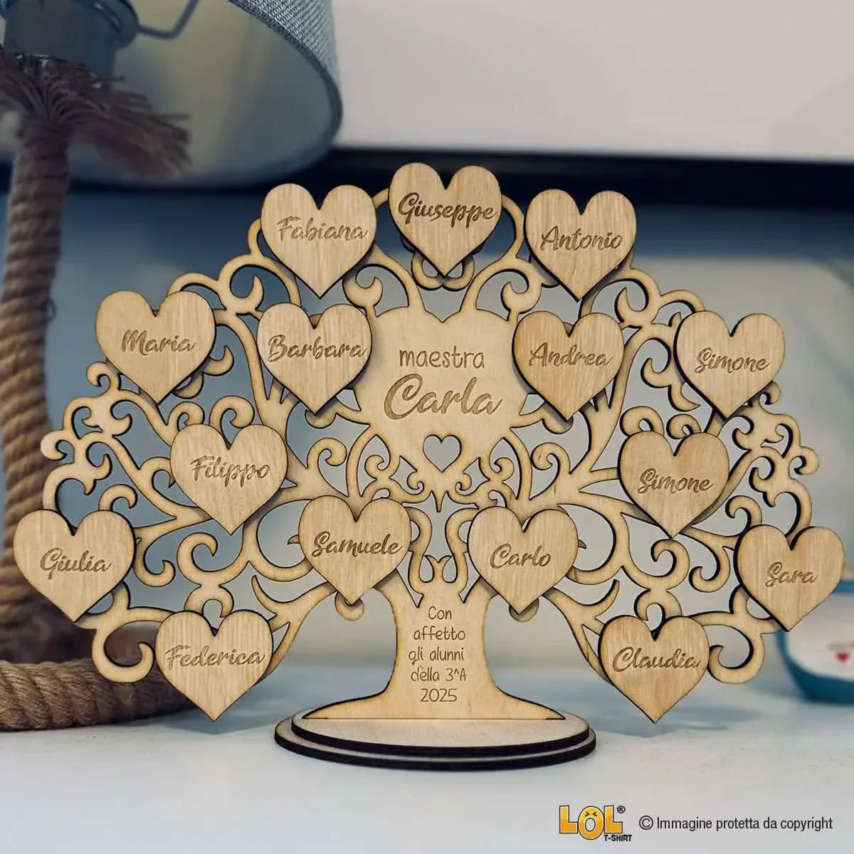 Albero della Vita Regalo Maestra personalizzato
