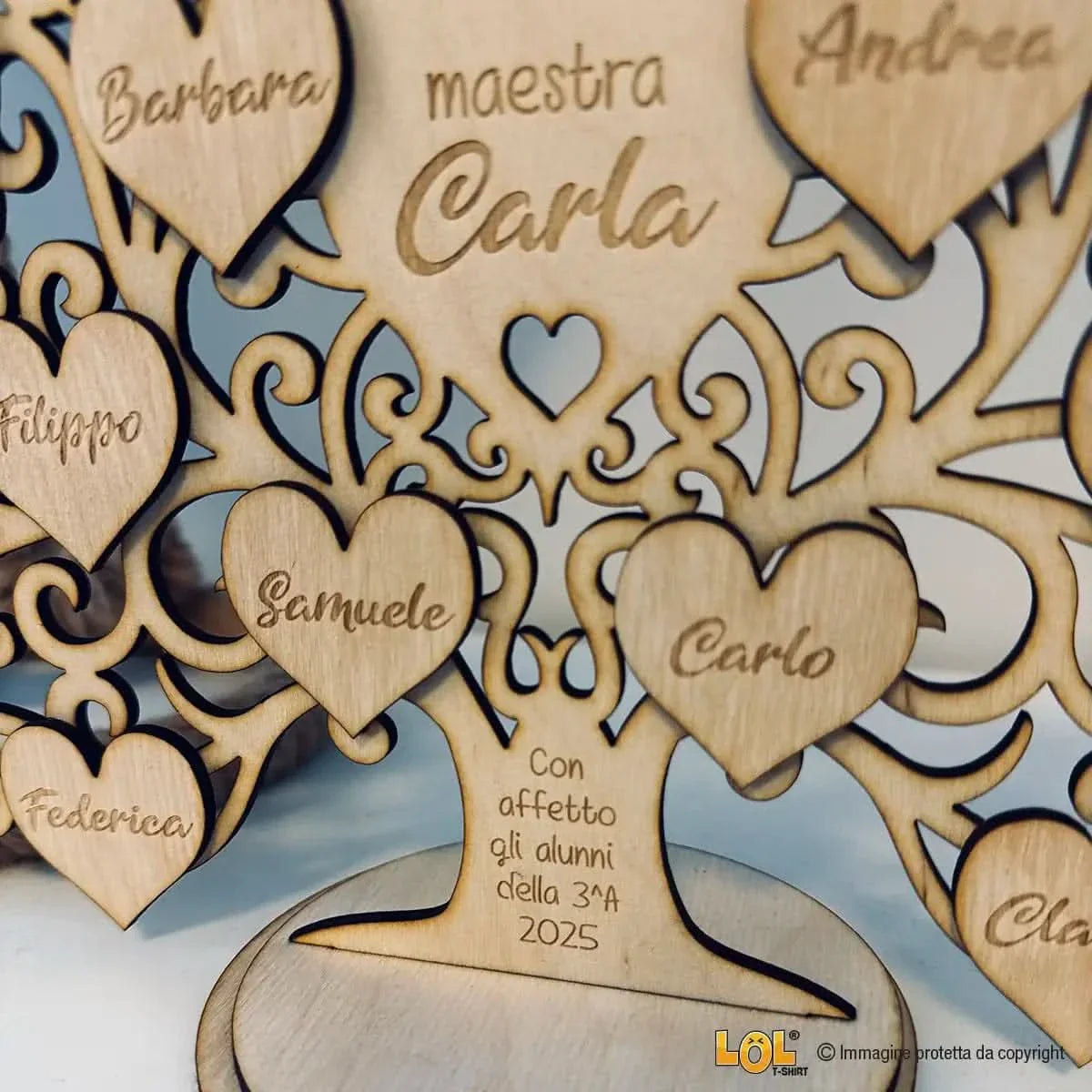 Albero della Vita Regalo Maestra personalizzato