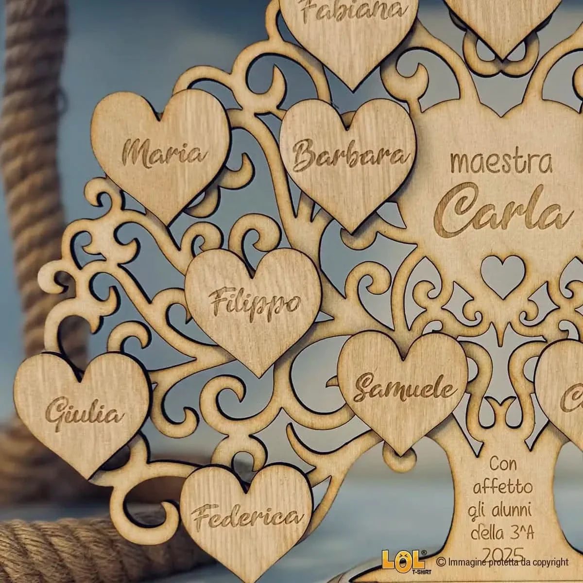 Albero della Vita Regalo Maestra personalizzato