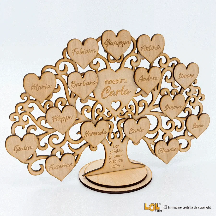 Albero della Vita Regalo Maestra personalizzato