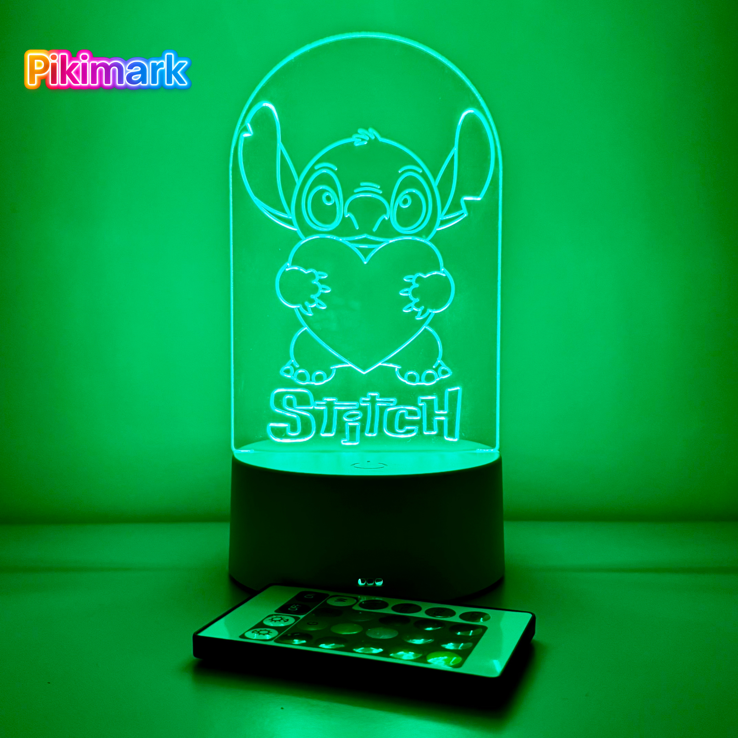 Lampada LED RGB - Stitch loves