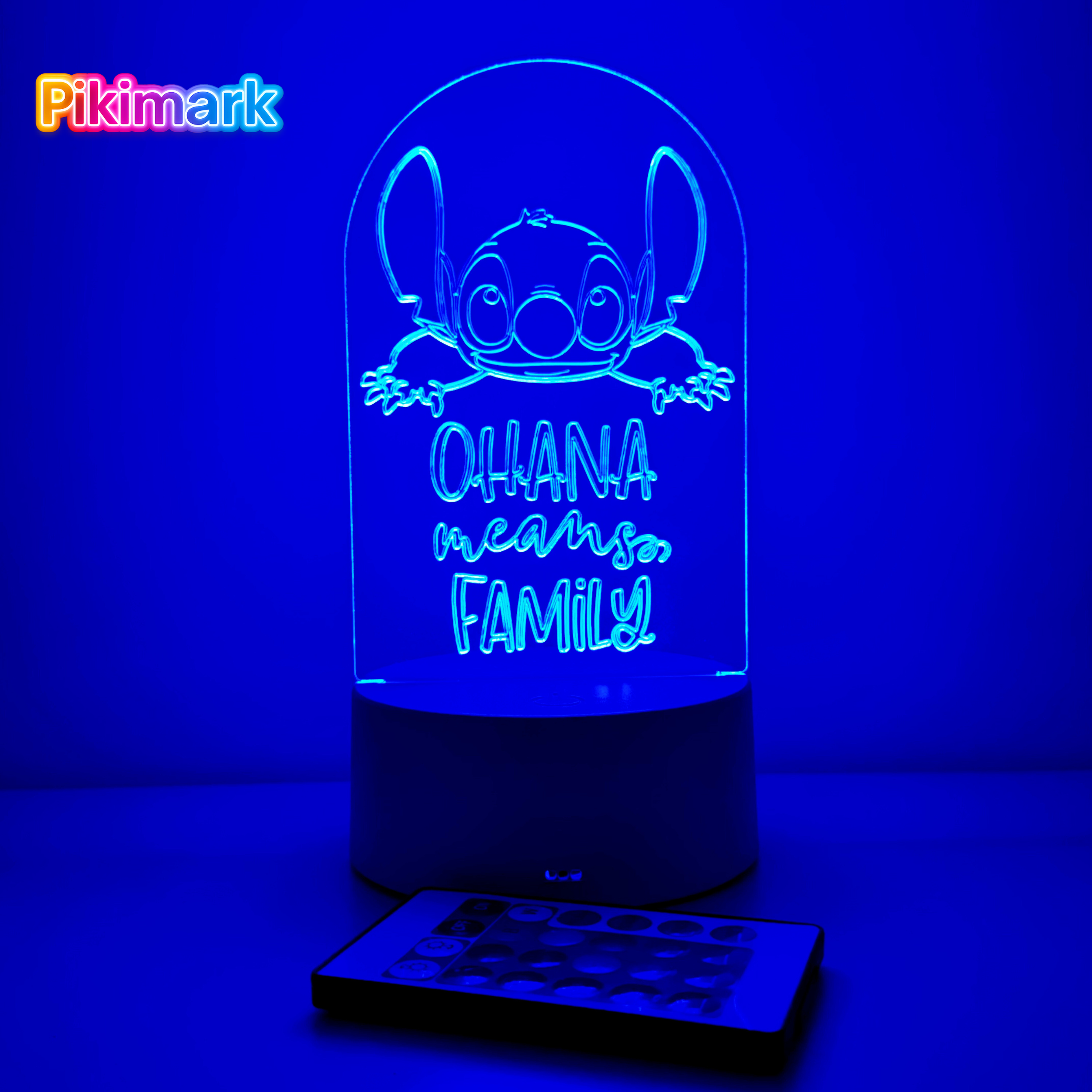 Lampada LED RGB - Stitch OHANA