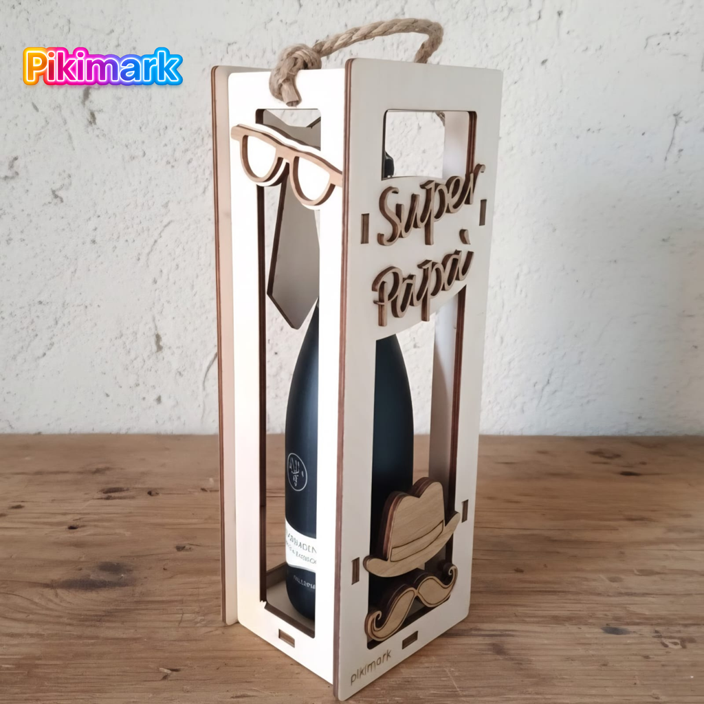 Super Papà - Porta Vino (1 bottiglia)