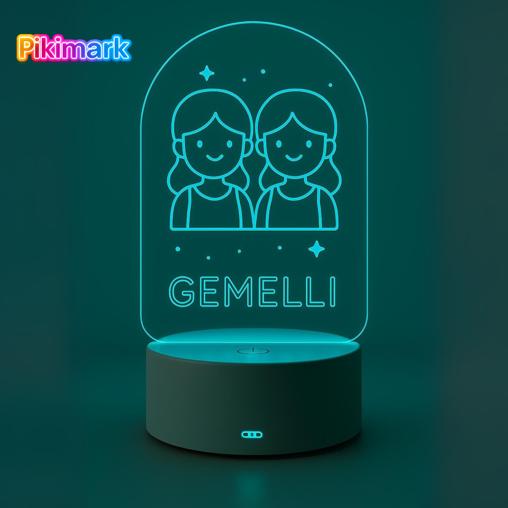 Lampada LED RGB - Segno Zodiacale Gemelli