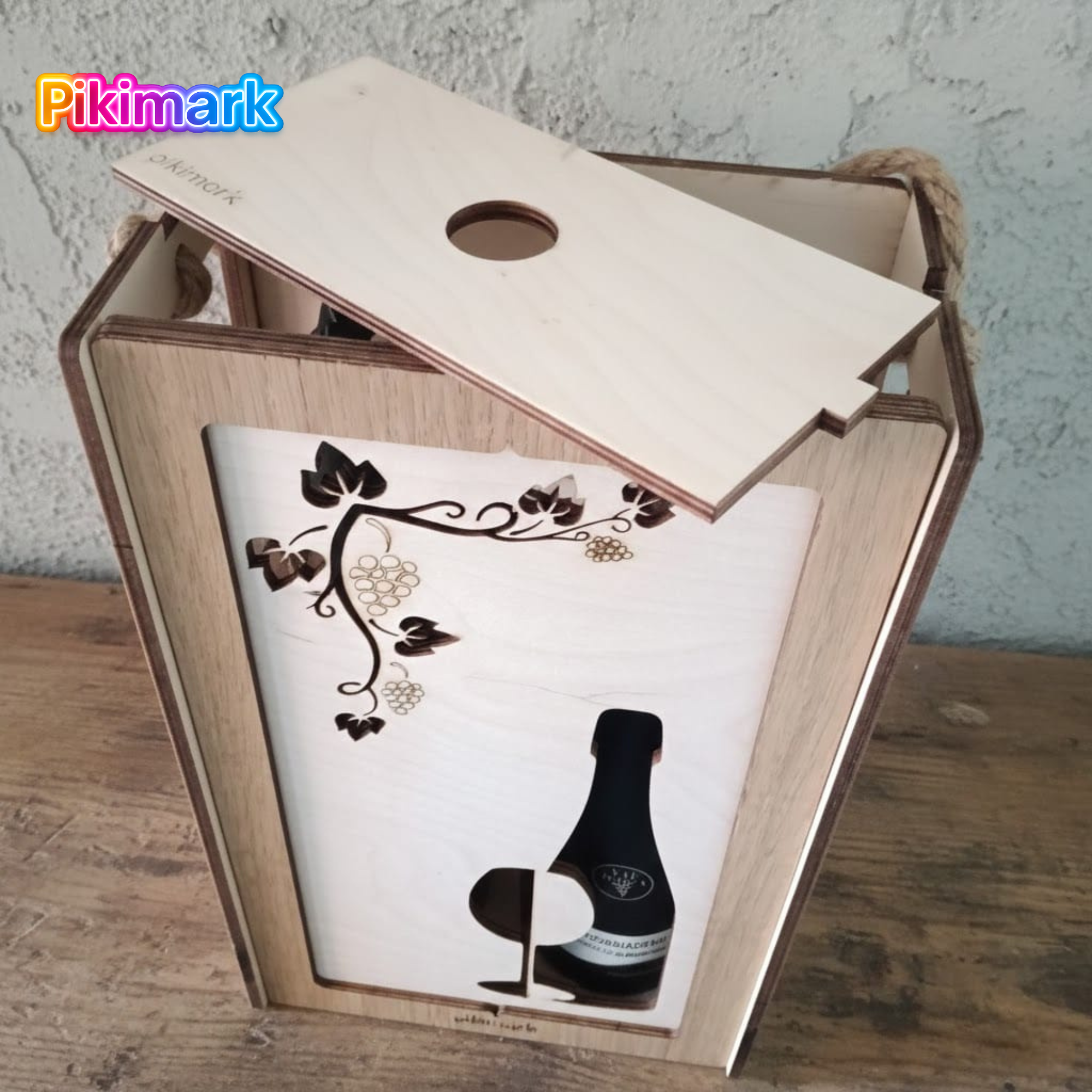 Closed - Porta Vino (2 bottiglie)