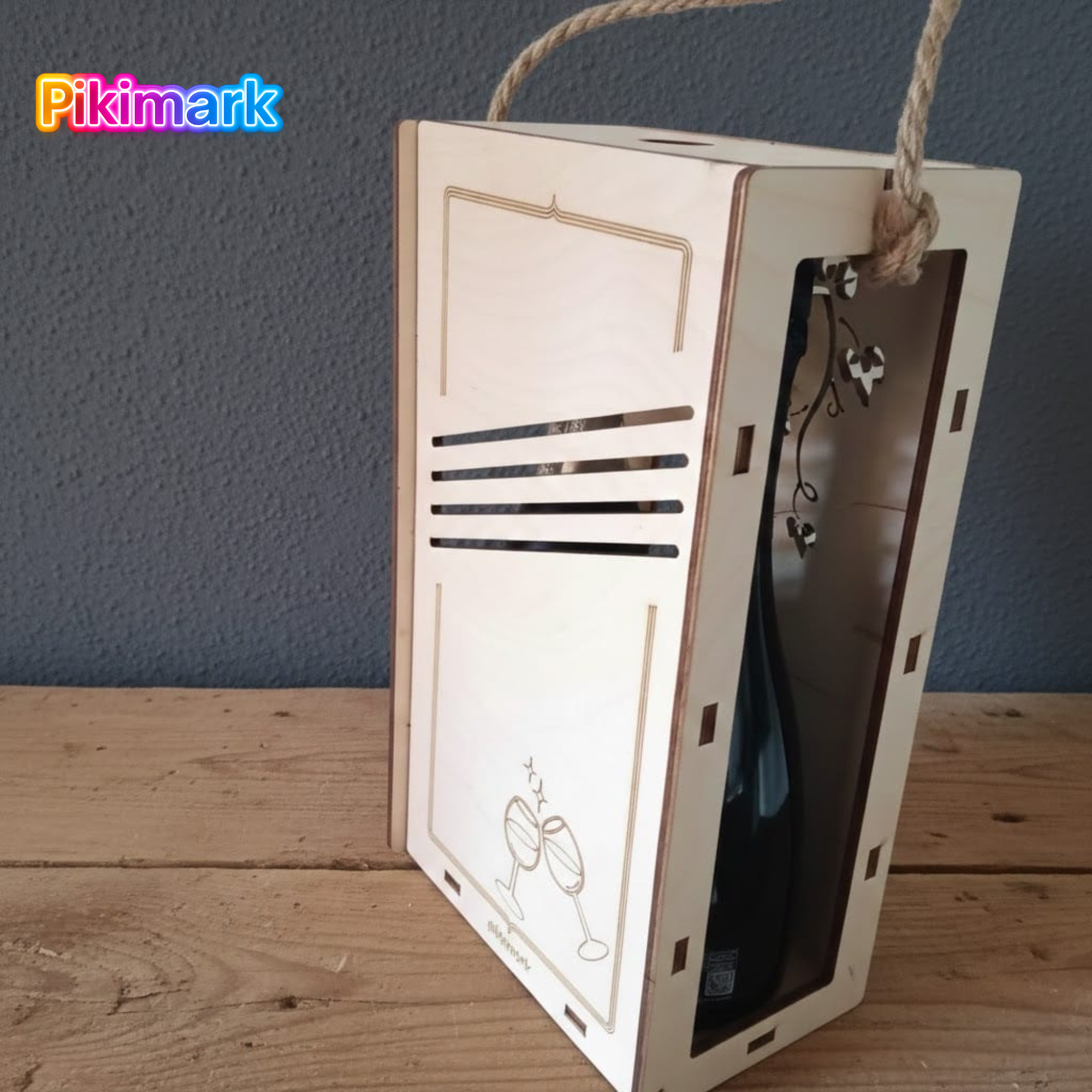 Closed - Porta Vino (2 bottiglie)