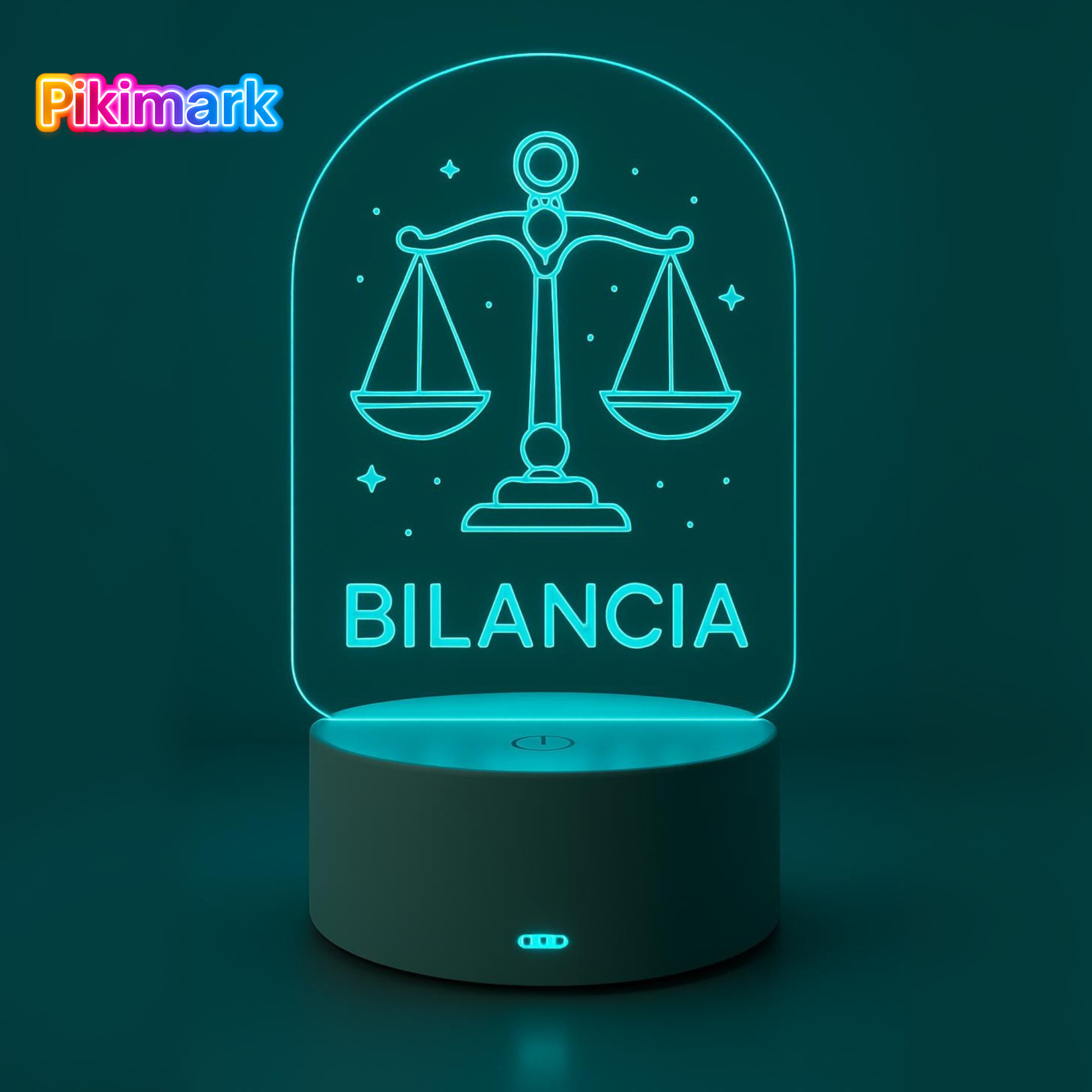 Lampada LED RGB - Segno Zodiacale Bilancia