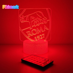 Lampada LED RGB - AS ROMA_FLIP