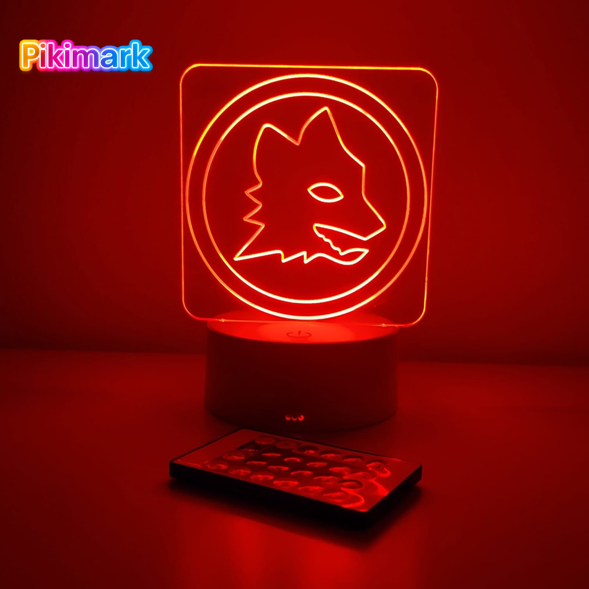 Lampada LED RGB - AS ROMA RETRO'