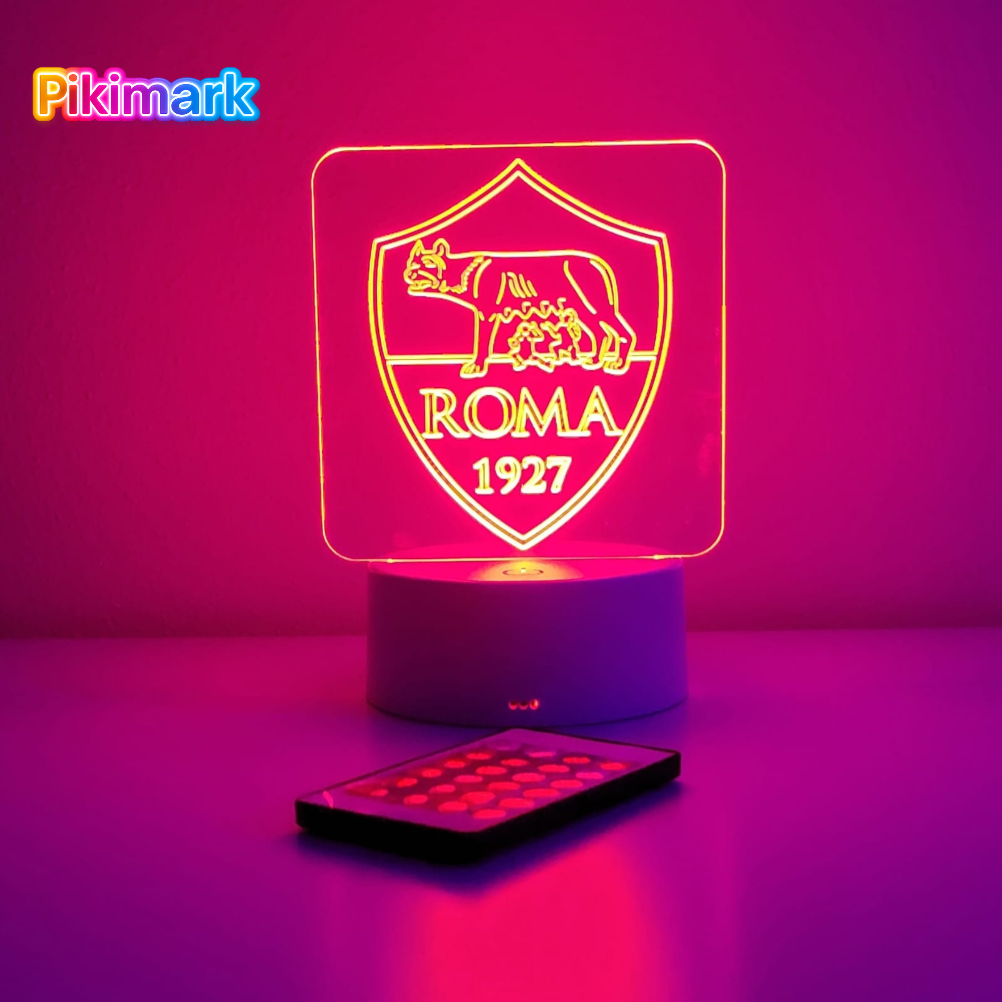 Lampada LED RGB - AS ROMA