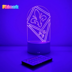 Lampada LED RGB - AC FIORENTINA_FLIP