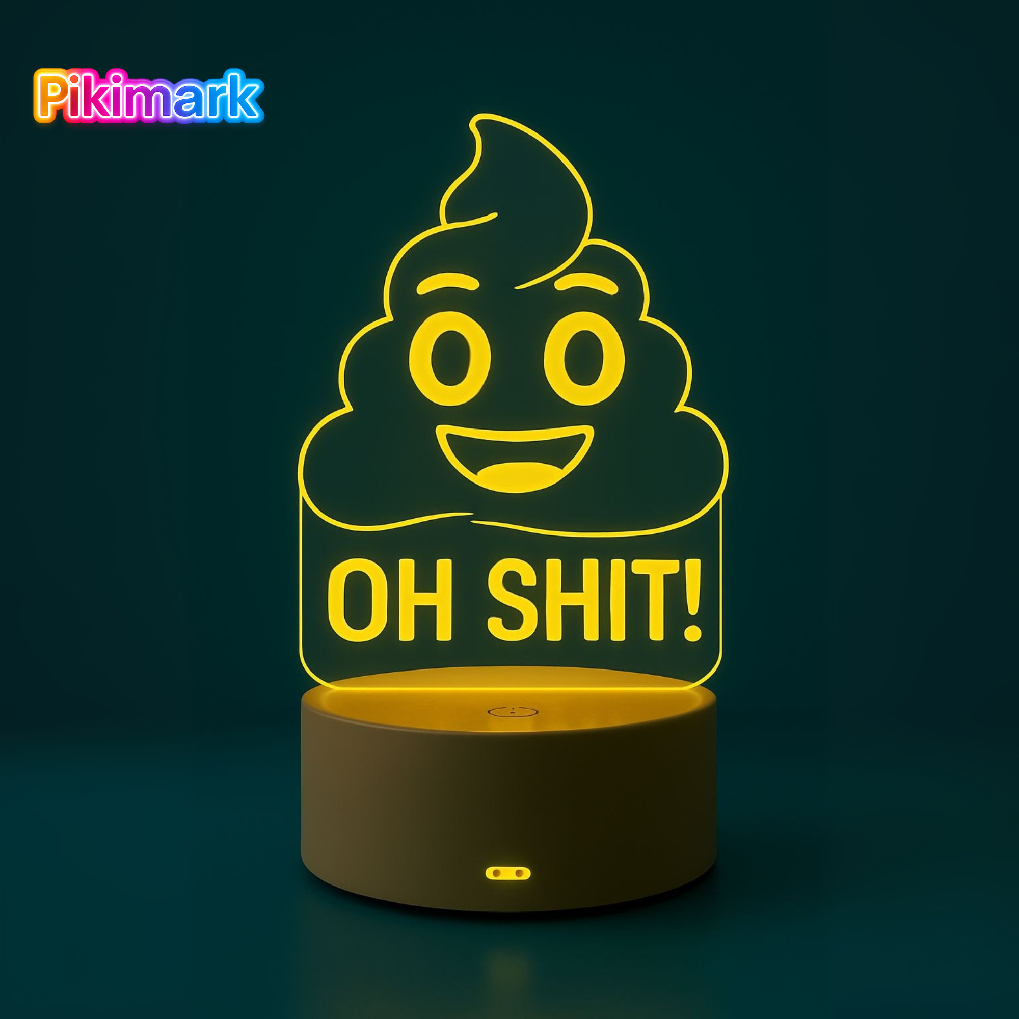 Lampada LED RGB - Oh Shit