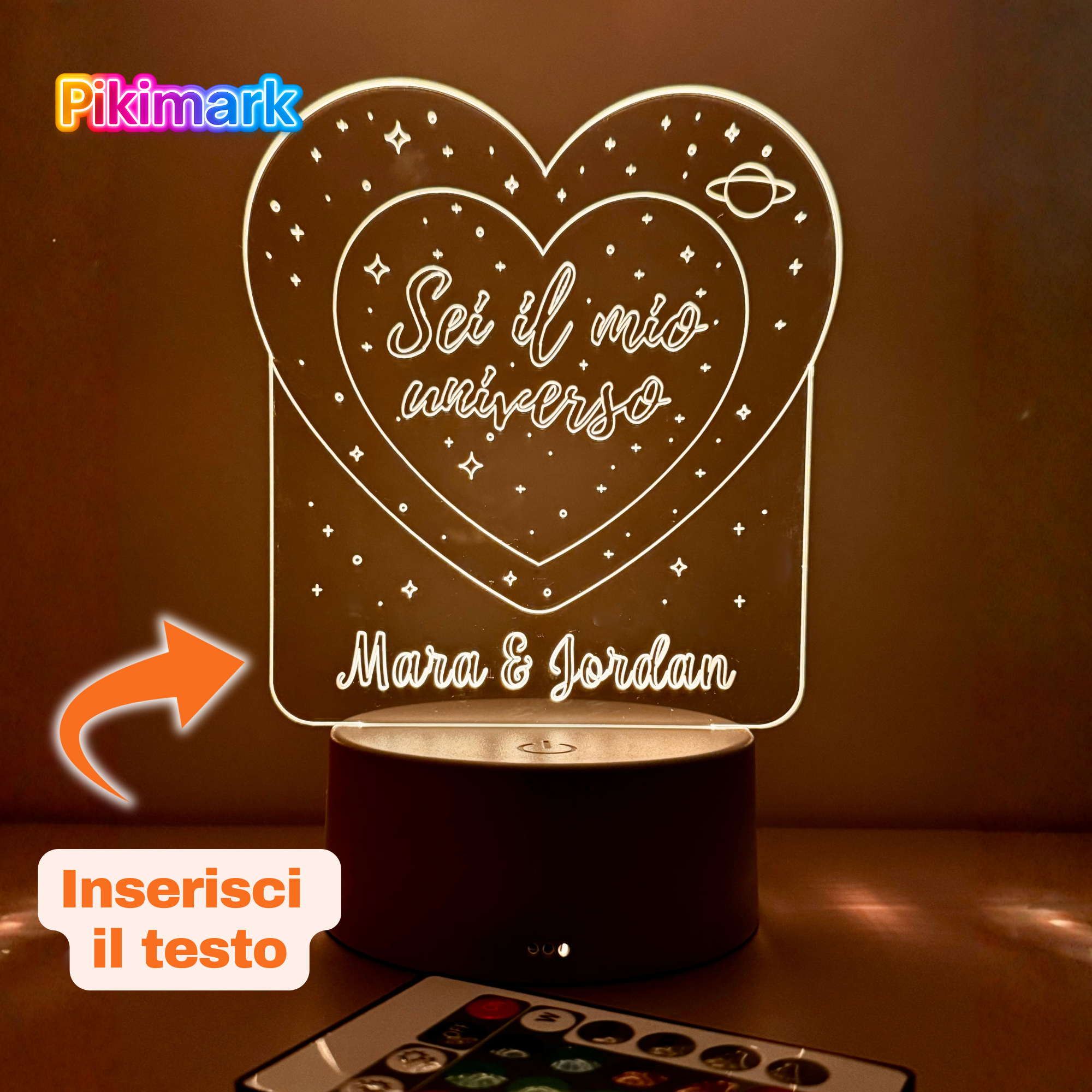 Lampada LED RGB - Il mio universo