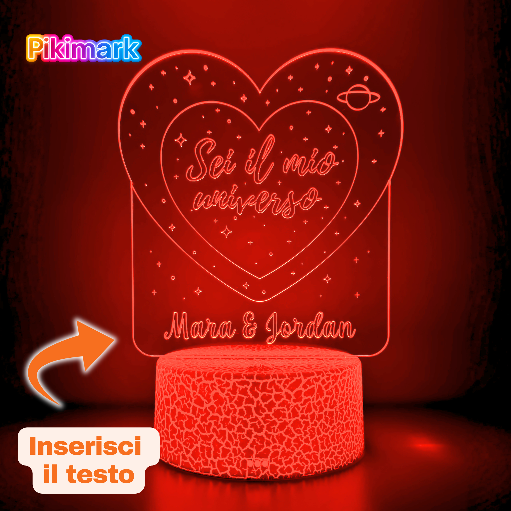 Lampada LED RGB - Il mio universo