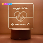 Lampada LED RGB - Heart mood