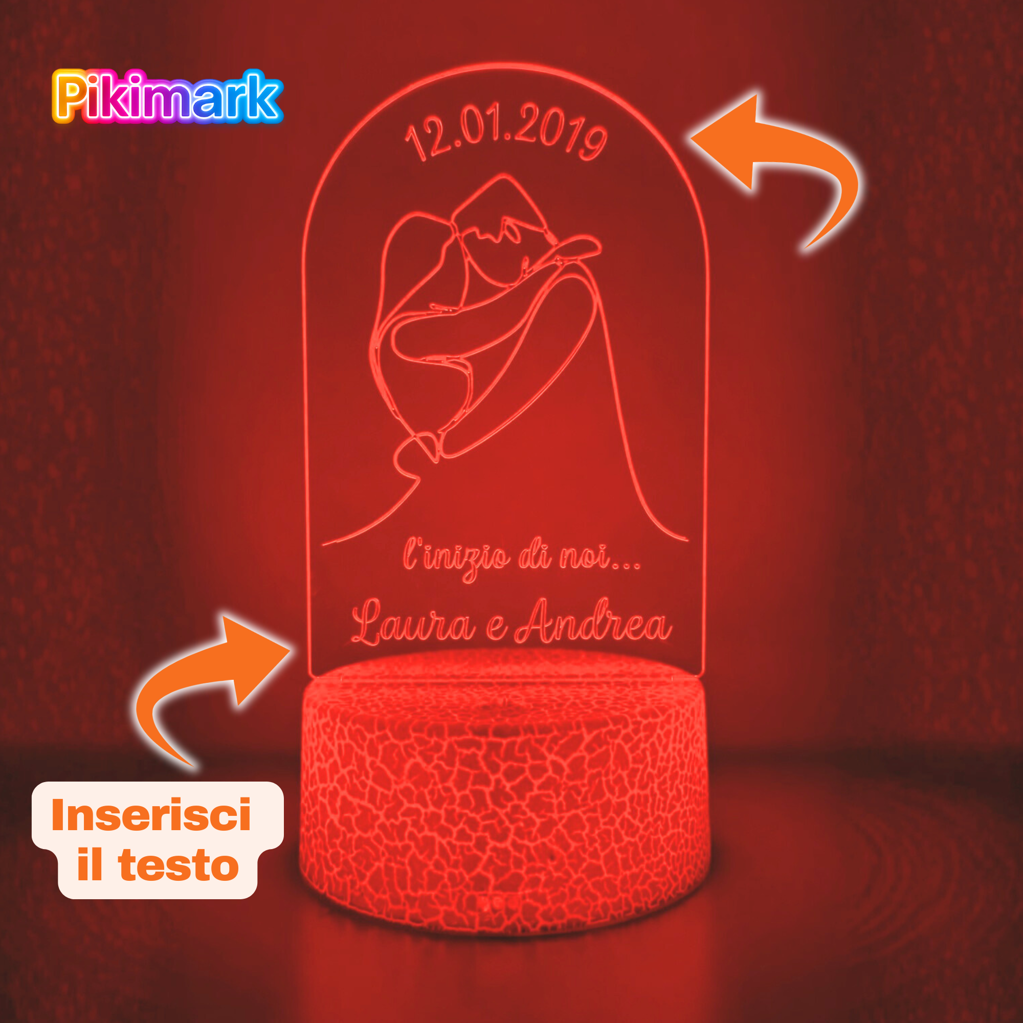 Lampada LED RGB - L'inizio di noi