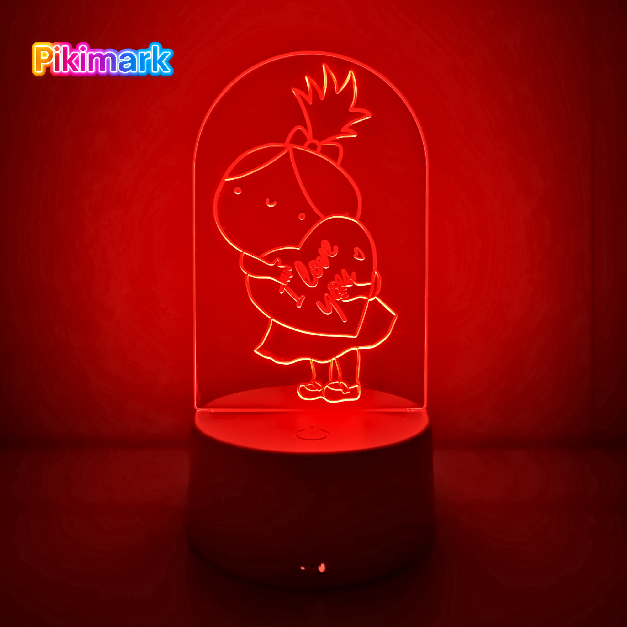 Lampada LED RGB - Love Girl