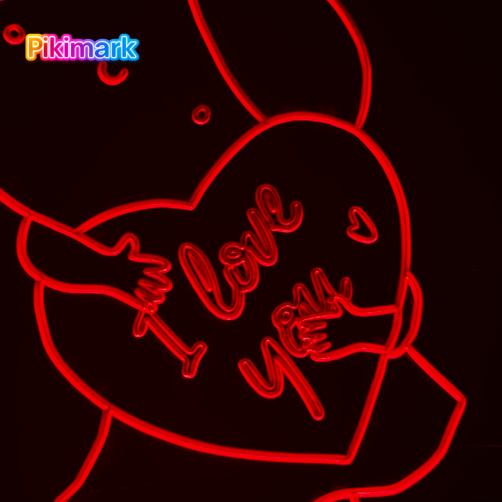 Lampada LED RGB - Love Girl