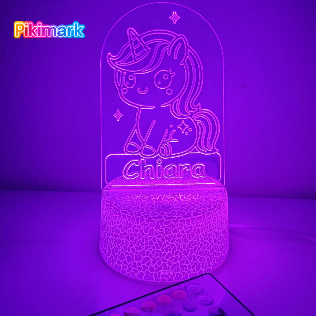 Lampada LED RGB - Unicorno