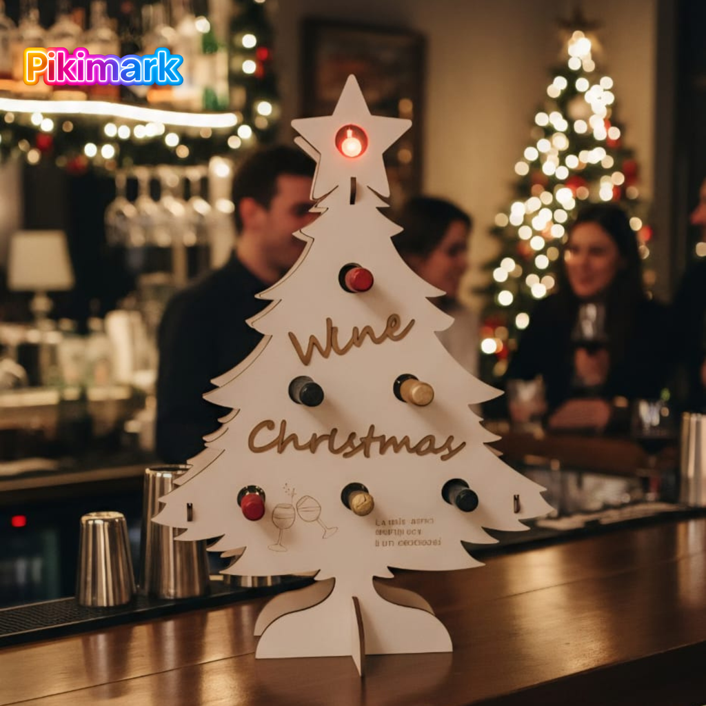 Wine Christmas - Portabottiglie