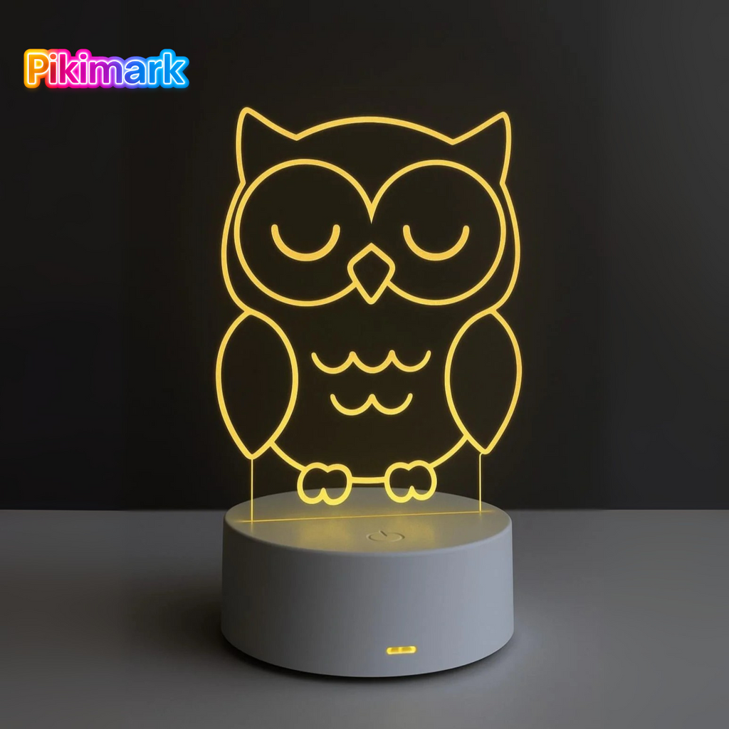 Lampada LED RGB - Owl