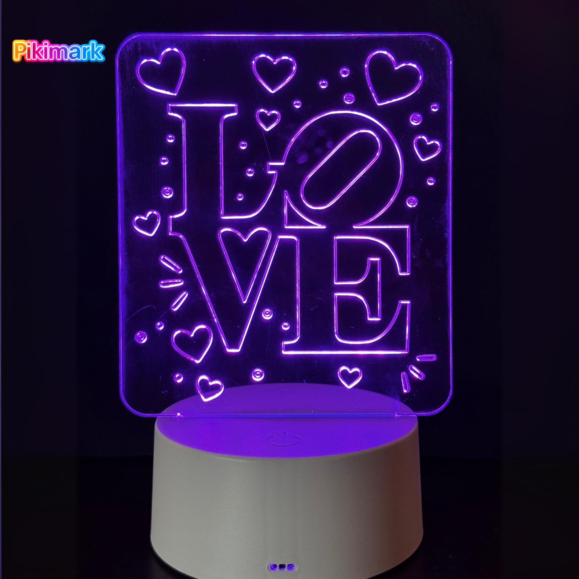 Lampada LED RGB - LOVE
