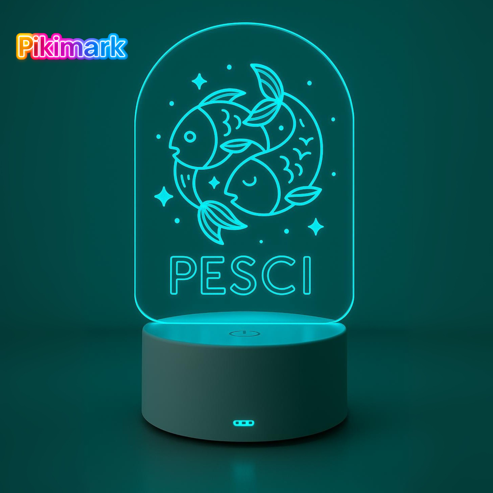 Lampada LED RGB - Segno Zodiacale Pesci