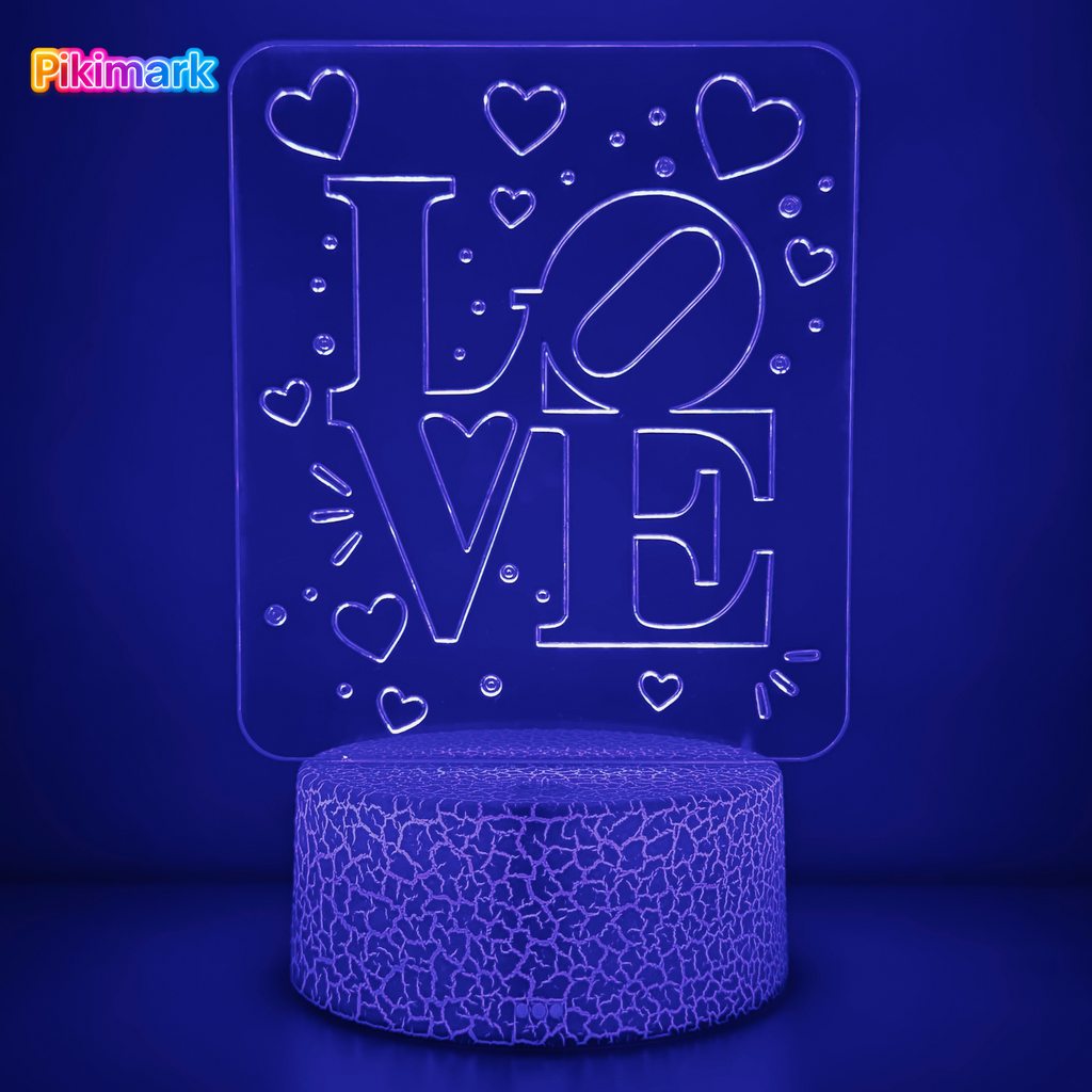 Lampada LED RGB - LOVE