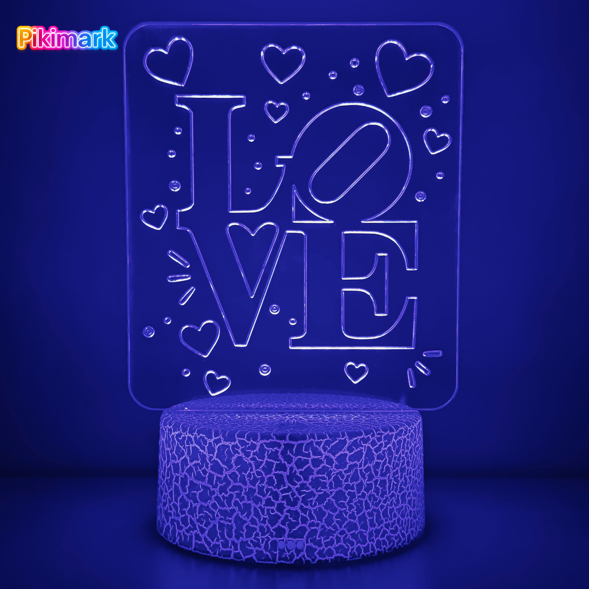 Lampada LED RGB - LOVE