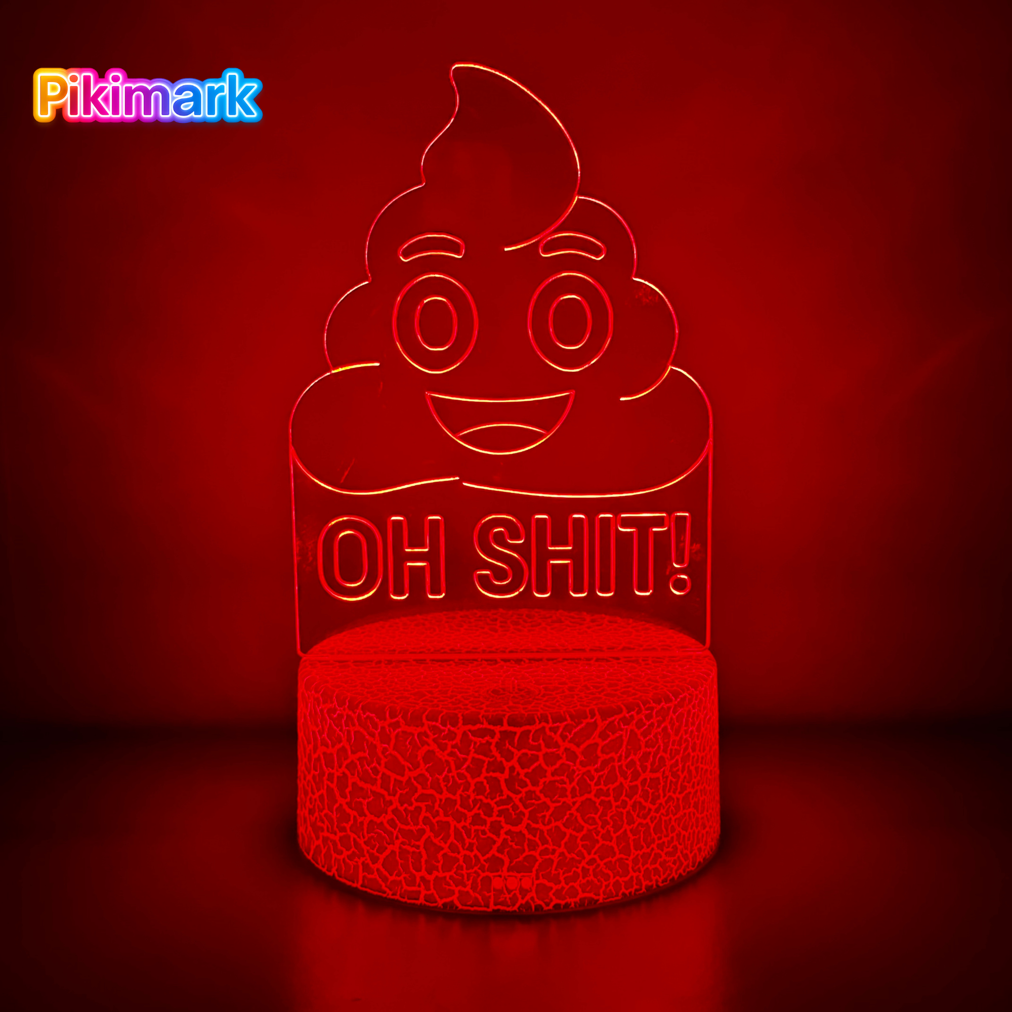 Lampada LED RGB - Oh Shit