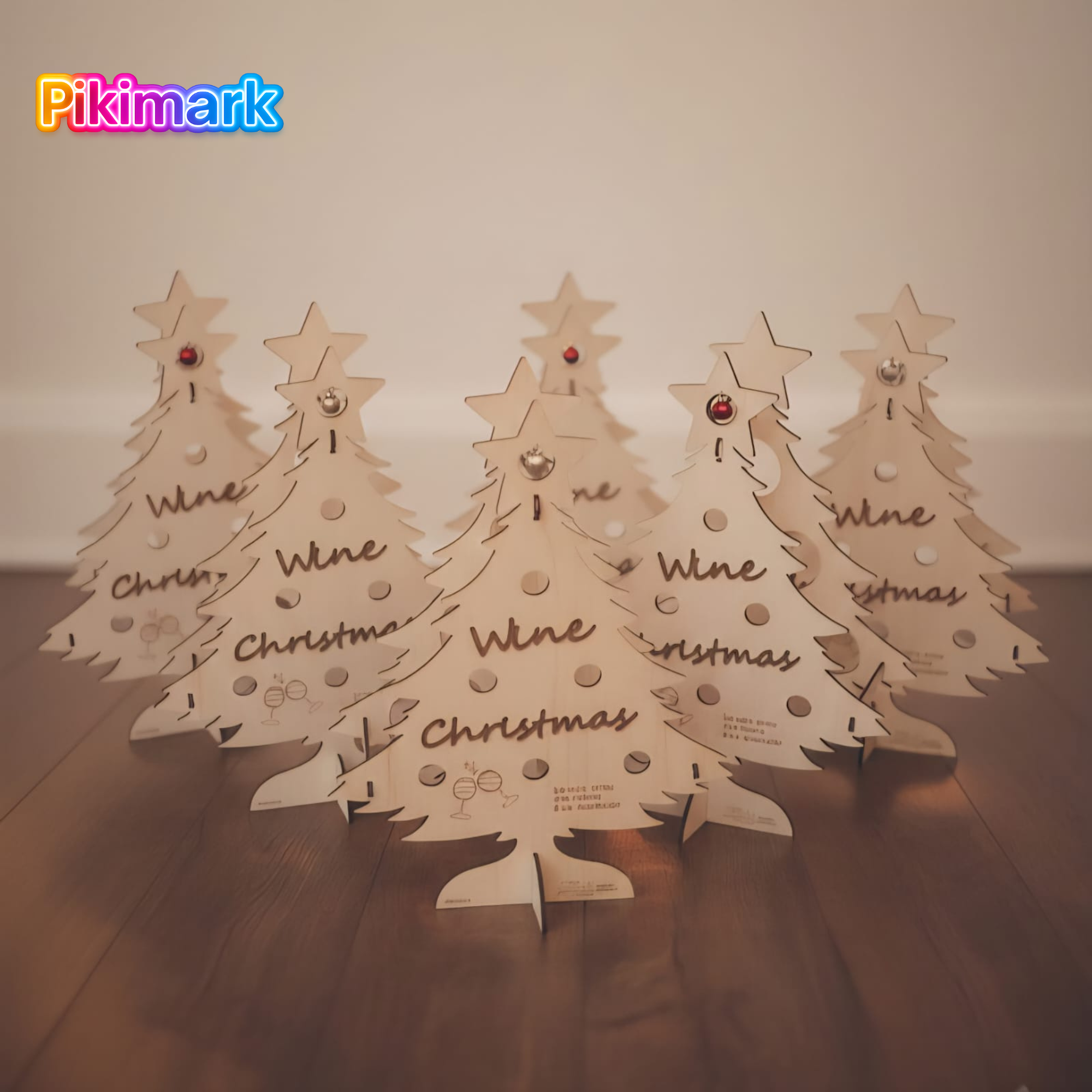 Wine Christmas - Portabottiglie