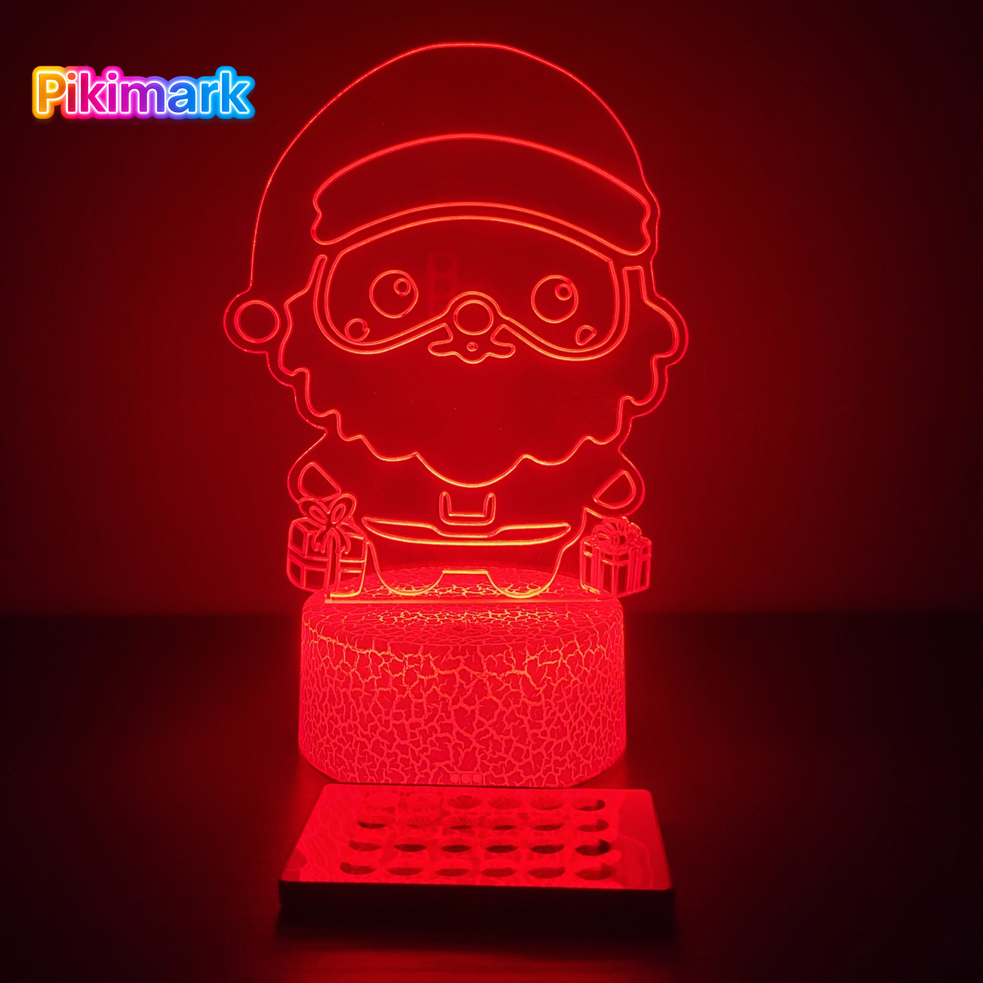 Lampada LED RGB Babbo Natale