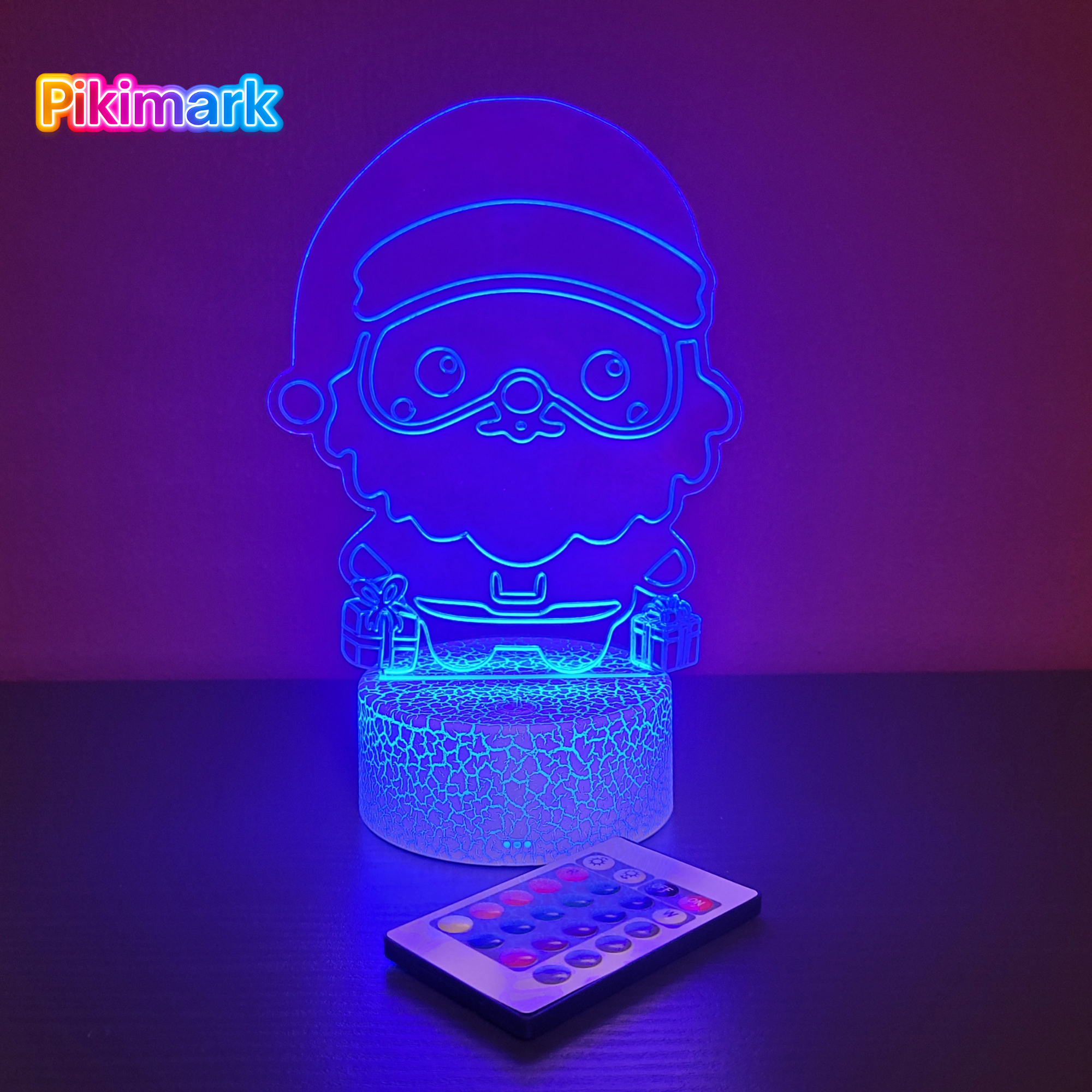 Lampada LED RGB Babbo Natale