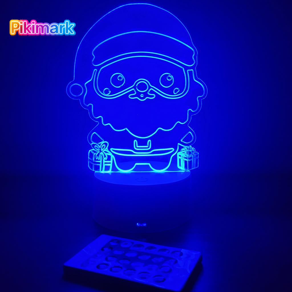 Lampada LED RGB Babbo Natale