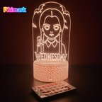 Lampada LED RGB - Mercoledì