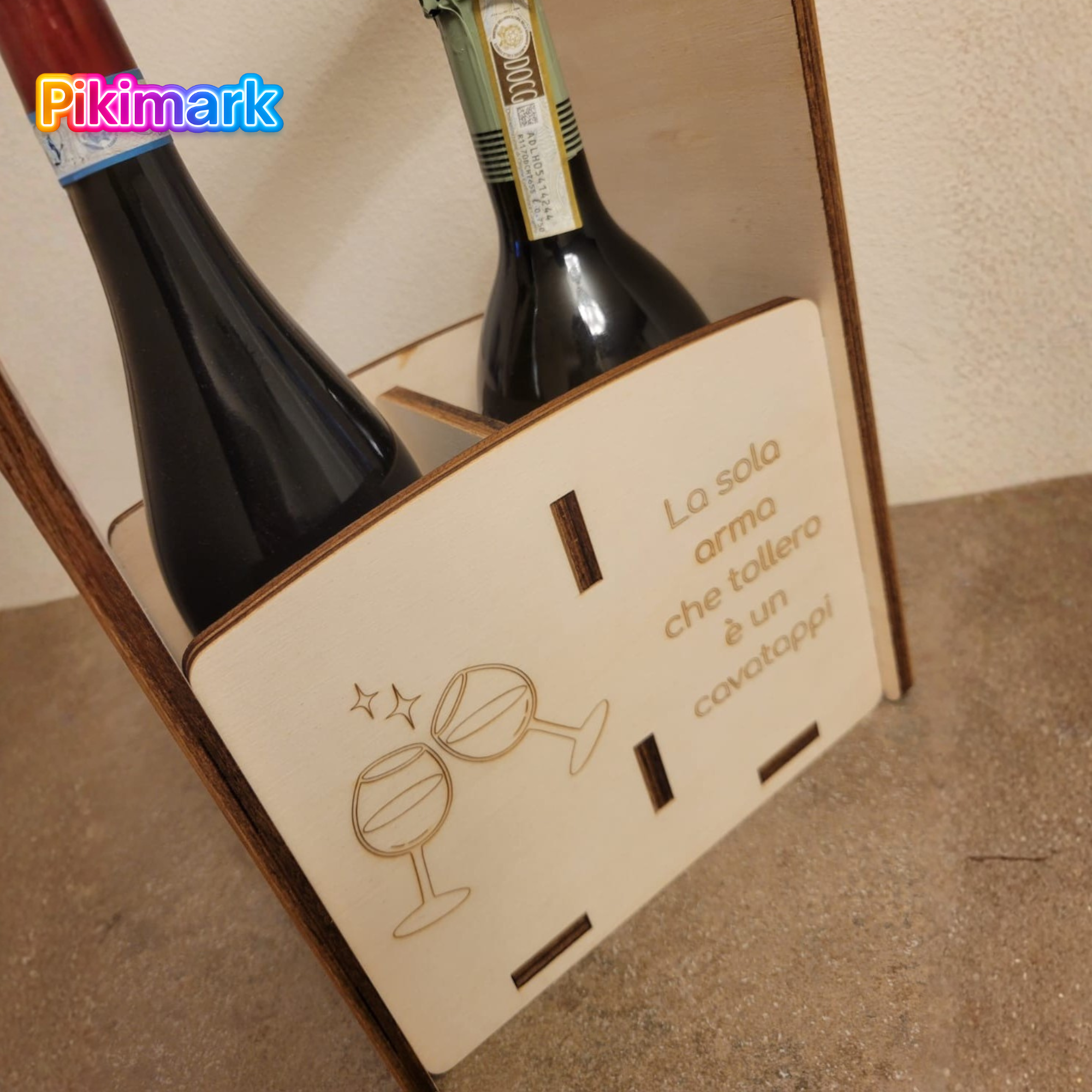 Personal Wine Box - Cassetta portavino 2 bottiglie
