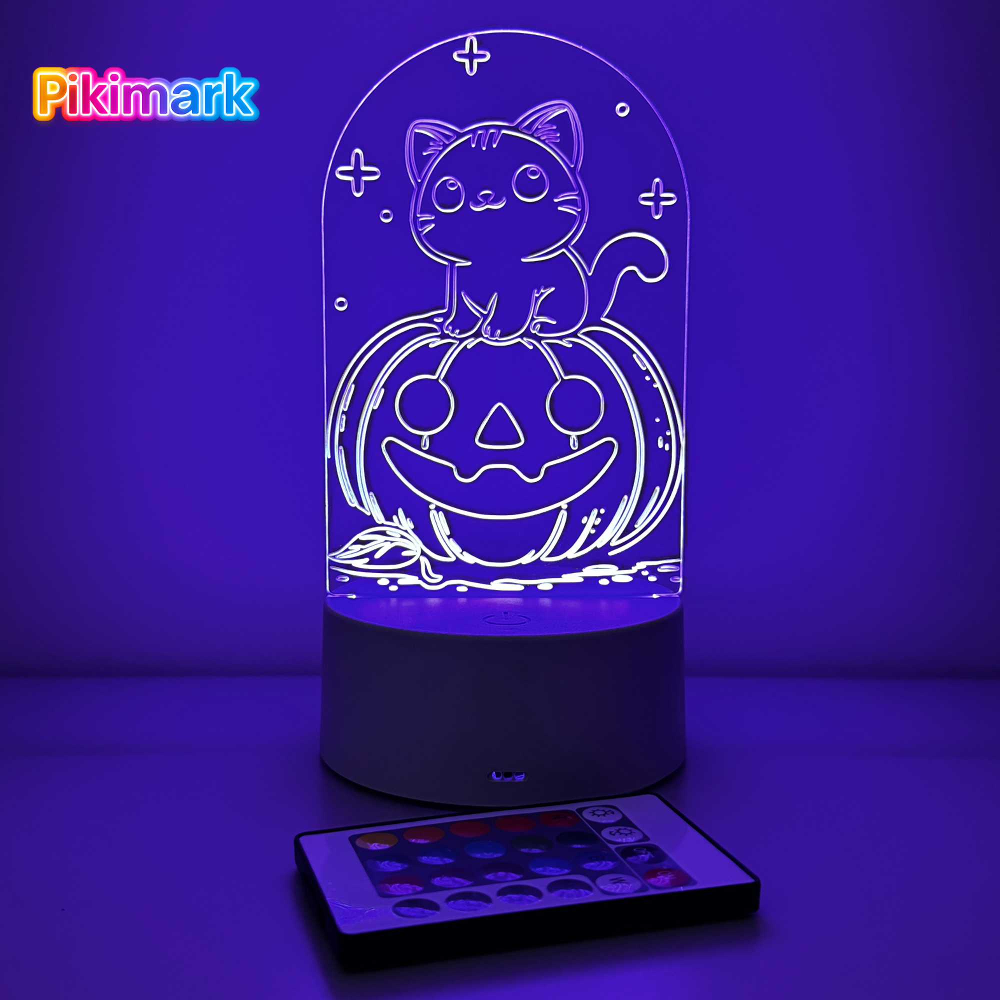 Lampada LED RGB - Zucca Halloween