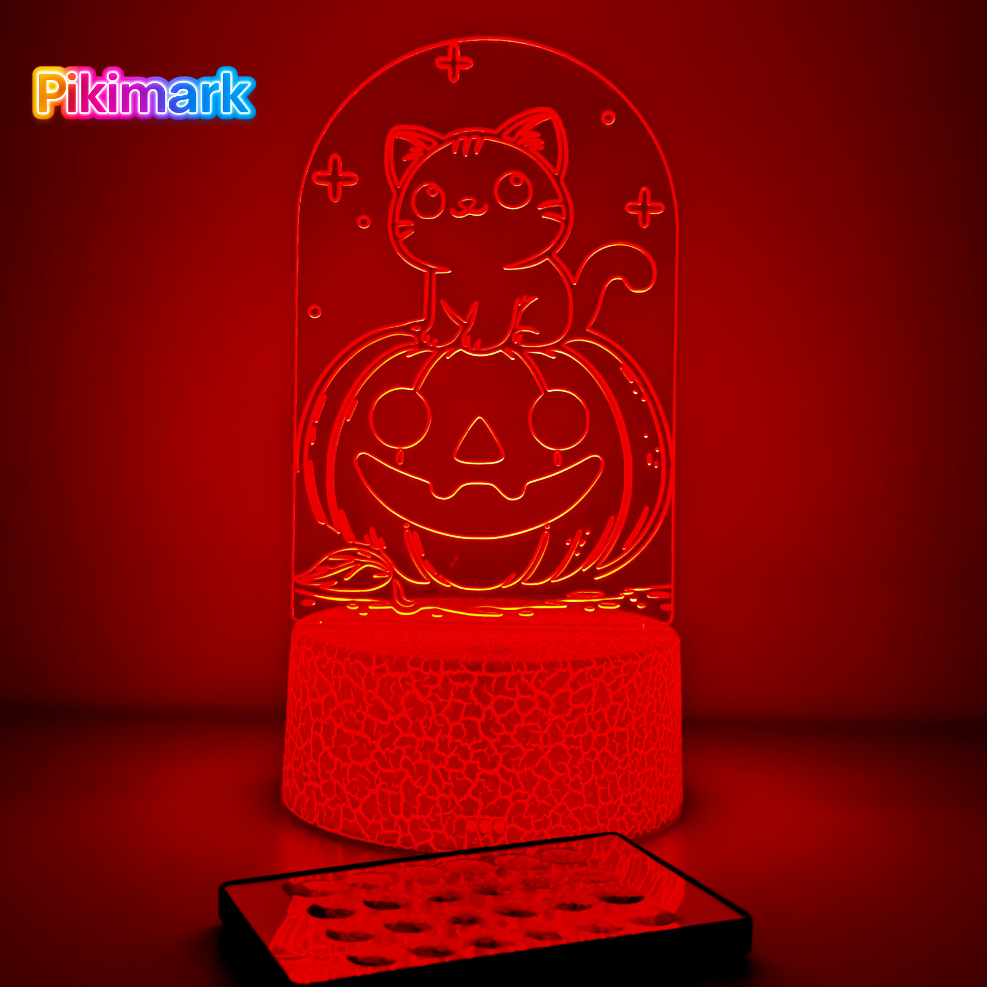 Lampada LED RGB - Zucca Halloween