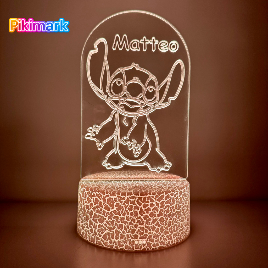 Lampada LED RGB - Stitch