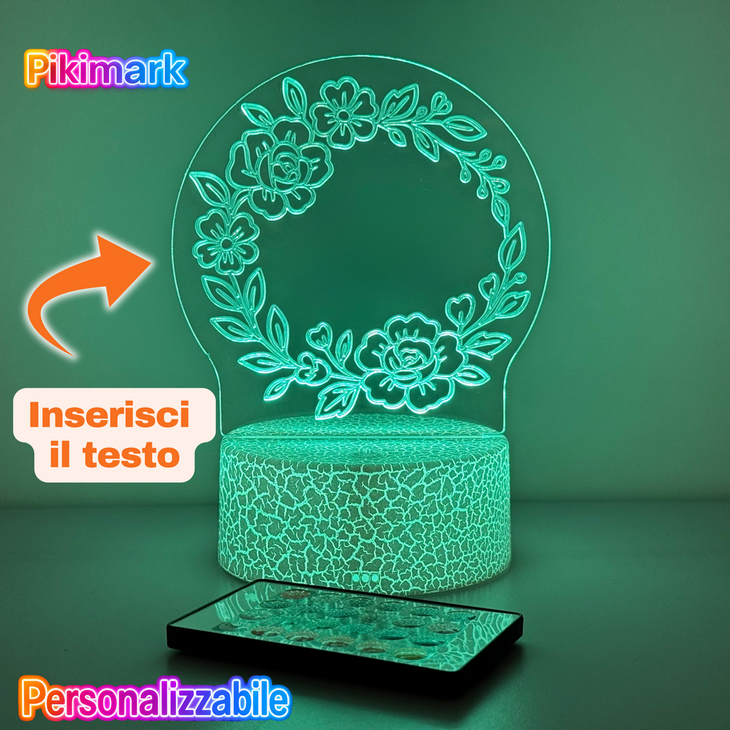 Lampada LED RGB - Flower