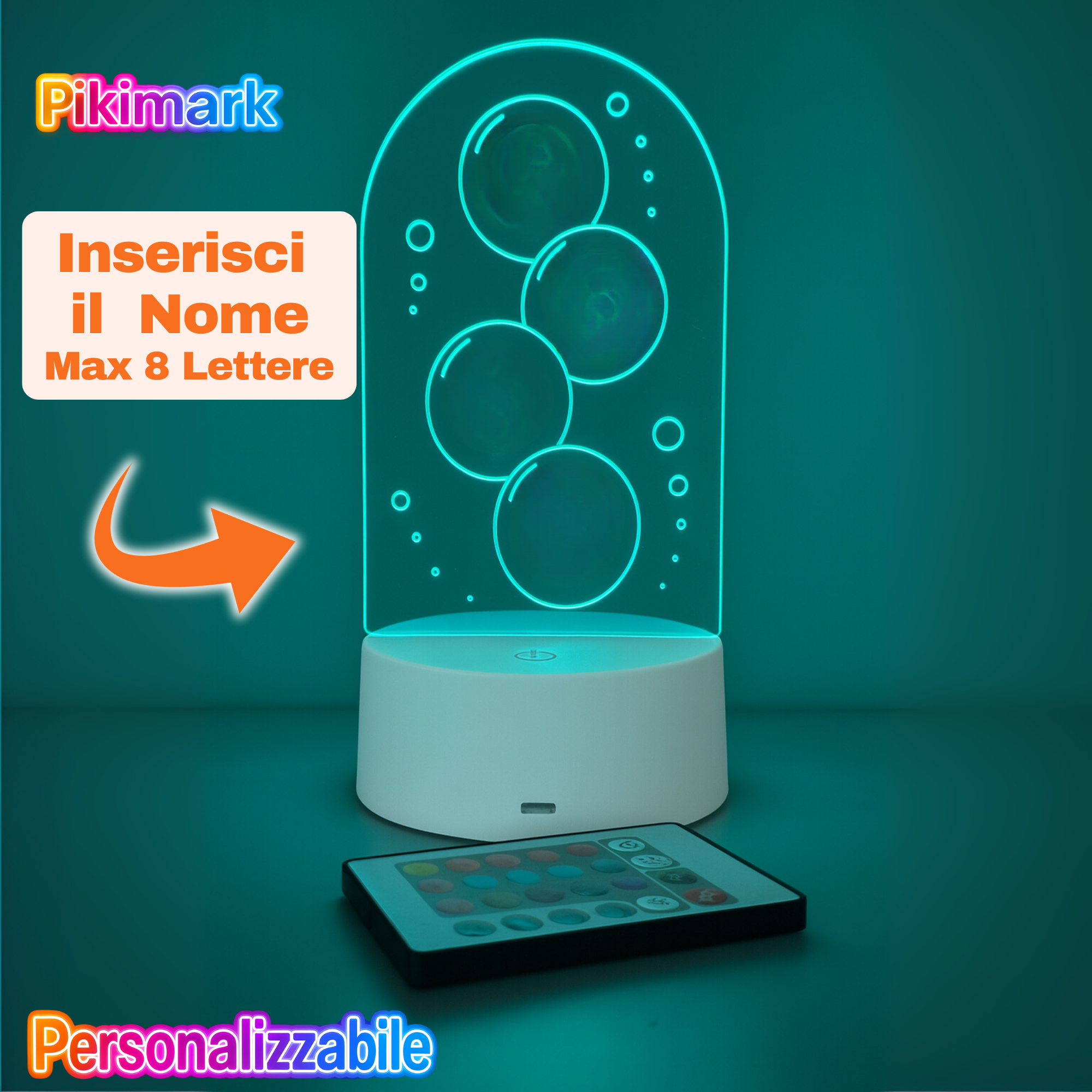 Lampada LED RGB - Bubble