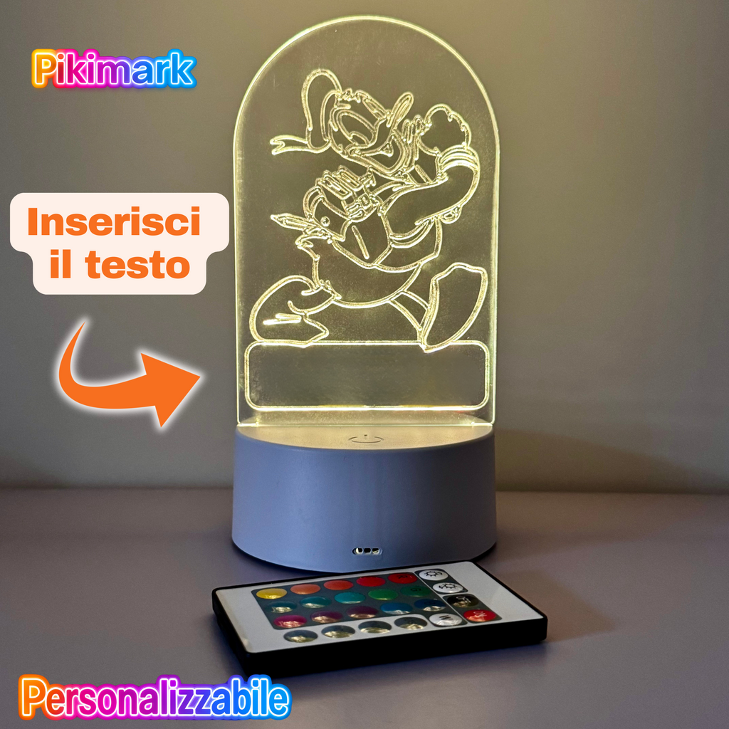 Lampada LED RGB - Paperino