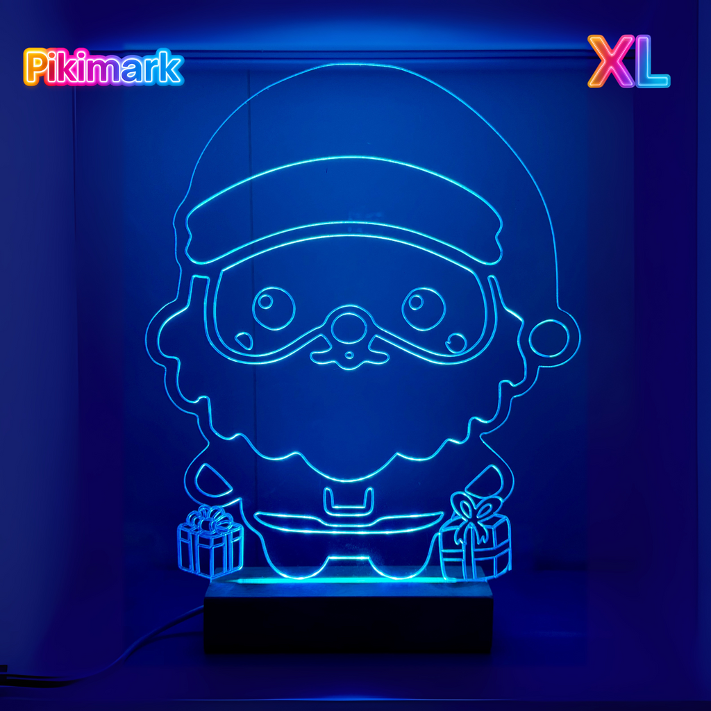 Lampada LED RGB Babbo Natale XL