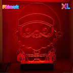 Lampada LED RGB Babbo Natale XL