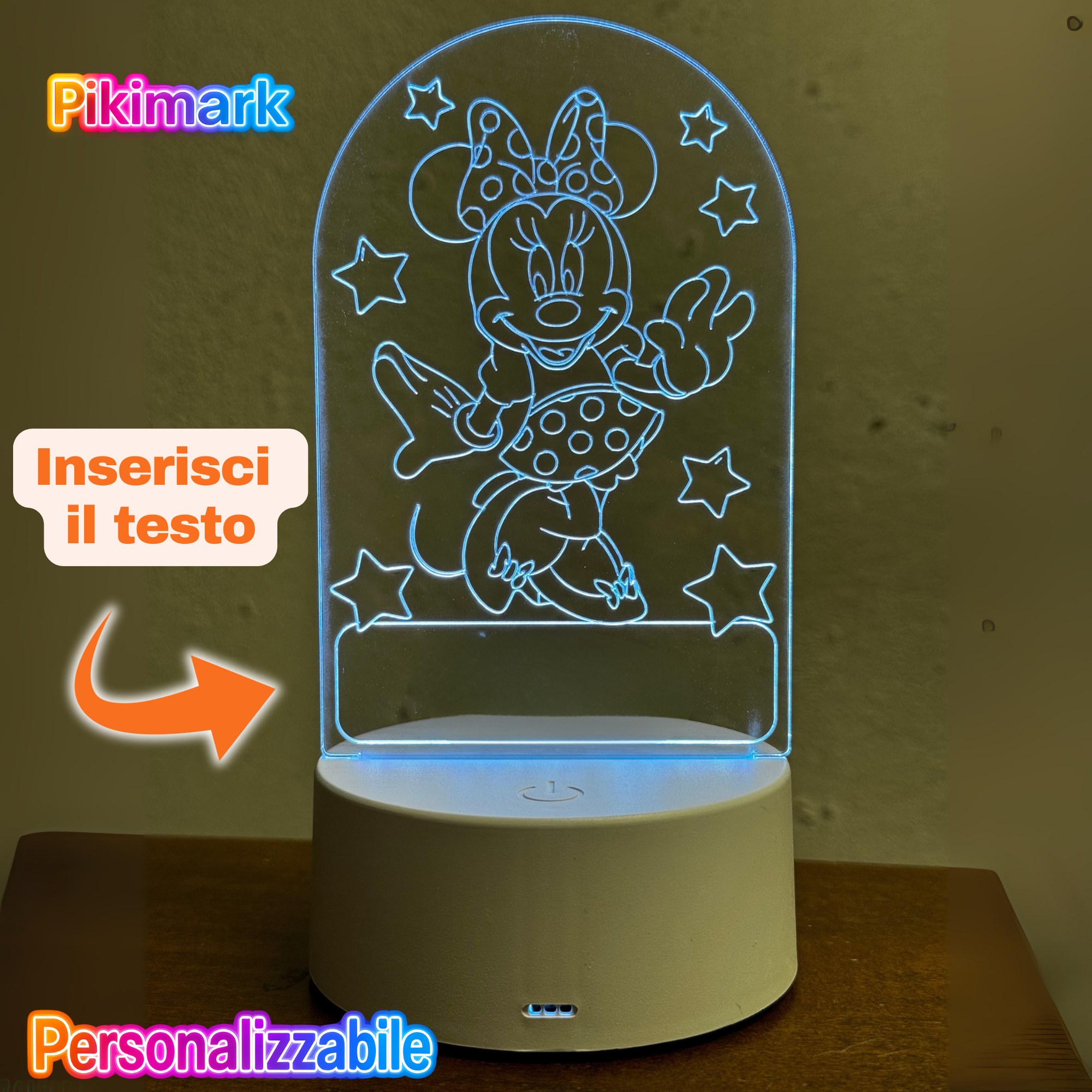 Lampada LED RGB - Minnie