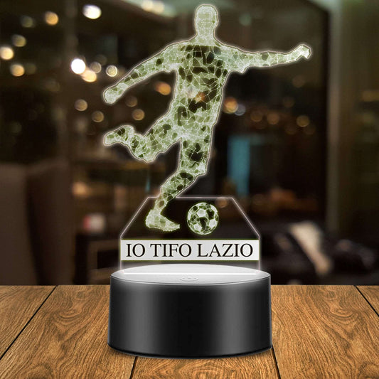 Lampada Led Calcio Io tifo Squadra a Scelta