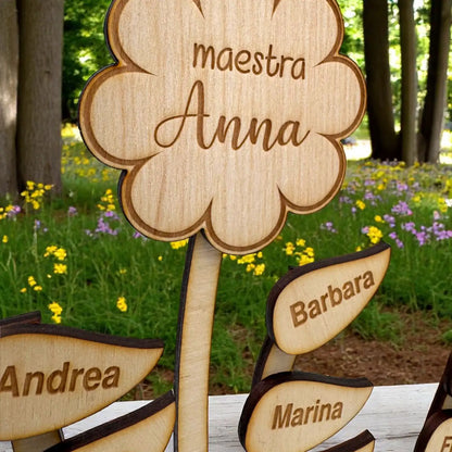 Piantina con Nomi dei Bambini – Regalo Personalizzato per Maestra